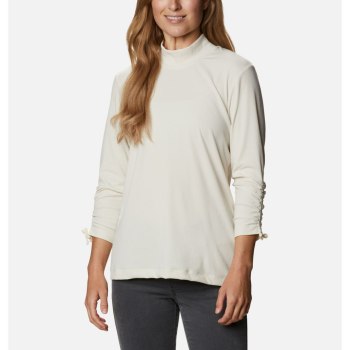 Columbia Firwood Ribbed Knit Three-Quarter Sleeve, Sudaderas Creme Para Mujer | 431708-RGX